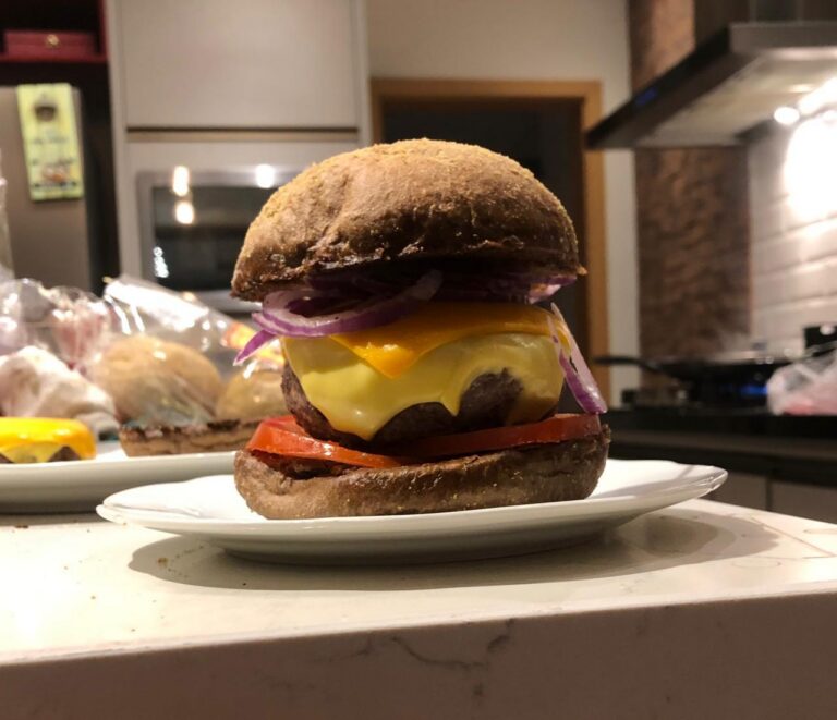 Melhor Receita de Hambúrguer para Dieta de Bulking (Fácil)