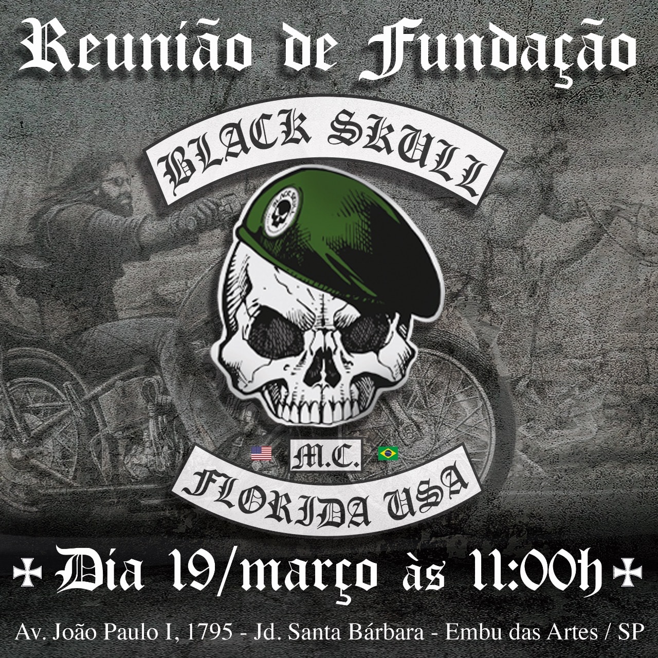 BLACKSKULL MC MOTOCLUBE – LINHA DO TEMPO