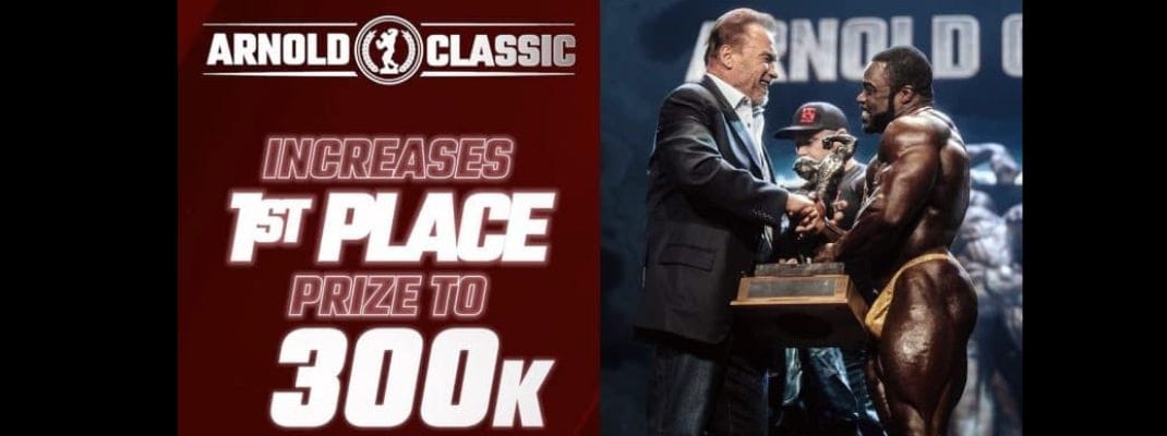 Arnold Classic Ohio Aumenta Prêmio em Dinheiro para Categoria Men’s Open