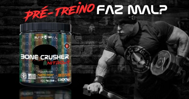Pessoa que usa pré-treino antes da musculação. Pré-treino faz mal? Saiba como usar com segurança