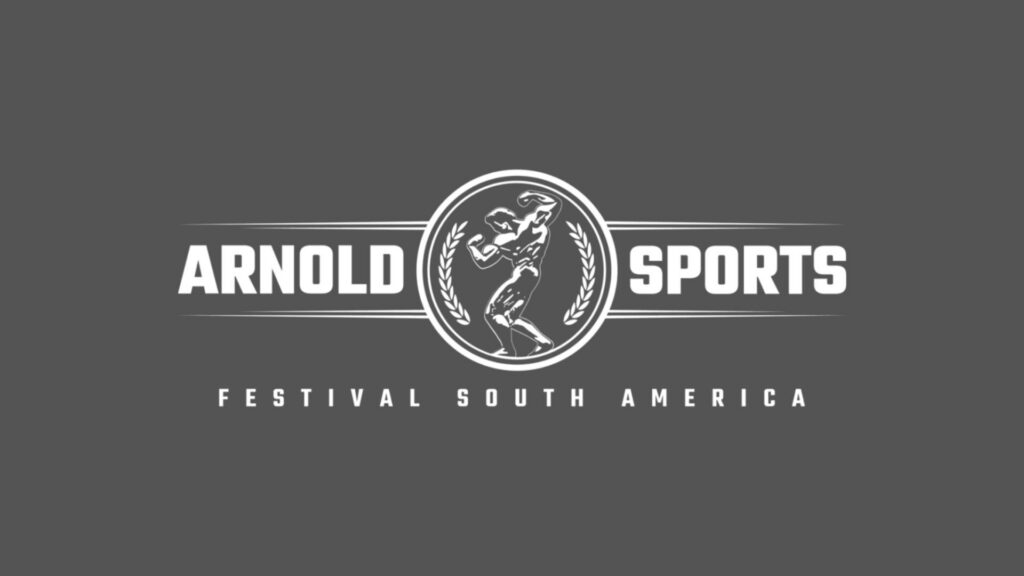 Logo oficial do Arnold Brasil 2026, principal evento de fisiculturismo e fitness da América Latina, destacando as competições, atletas campeões e lançamentos do universo fitness.