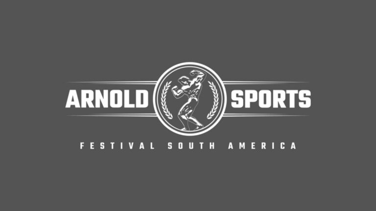 Logo oficial do Arnold Brasil 2026, principal evento de fisiculturismo e fitness da América Latina, destacando as competições, atletas campeões e lançamentos do universo fitness.