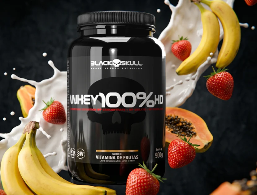 Whey 100% HD BLACK SKULL™ ganha 6 novos sabores