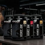 Embalagens do novo whey Black Skull, o WHEY 3W CORE